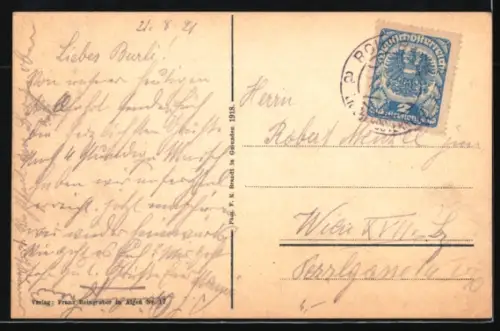 AK Rohrbach /Ob. Öst., Panorama mit Kirche