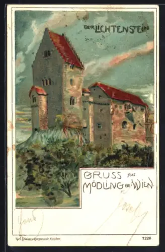 AK Mödling bei Wien, Burg Lichtenstein