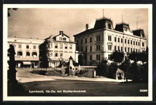 AK Lambach, Richterdenkmal