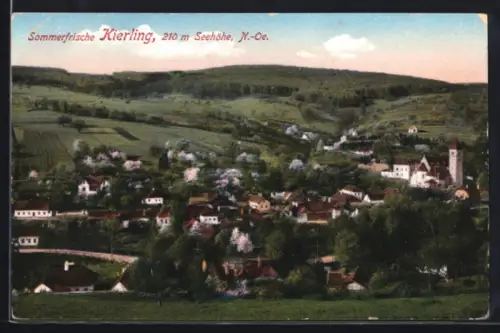 AK Kierling /N.-Ö., Panorama mit Kirche