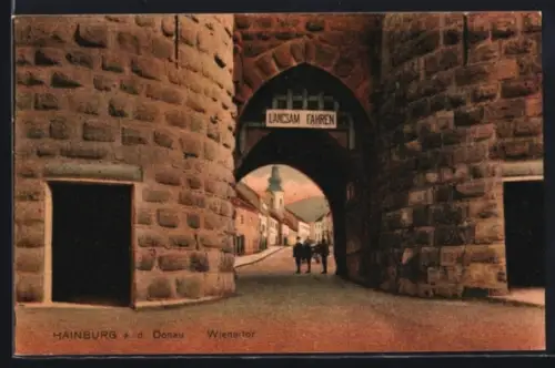 AK Hainburg a. d. Donau, Wienertor