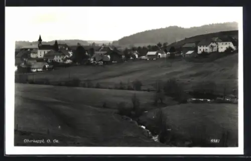 AK Oberkappl /O. Oe., Panorama mit Kirche