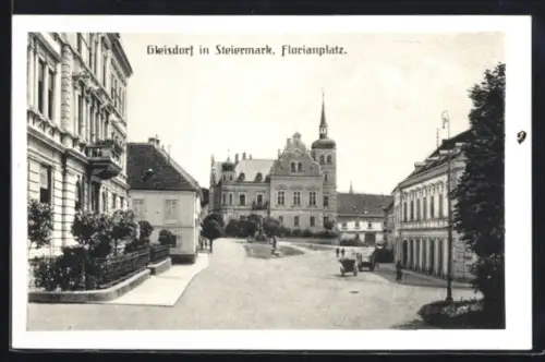 AK Gleisdorf /Steiermark, Florianplatz