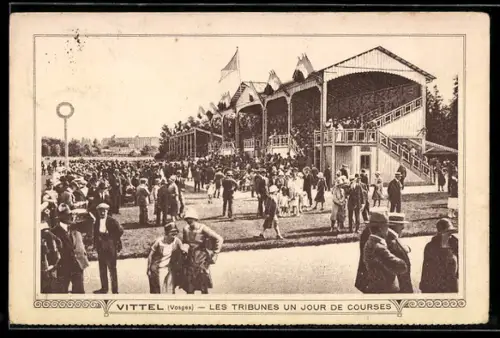 AK Vittel /Vosges, Les Tribunes un Jour de Courses
