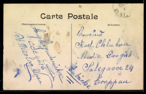 AK St.-Nicolas Rue Prince Albert mit Leuten