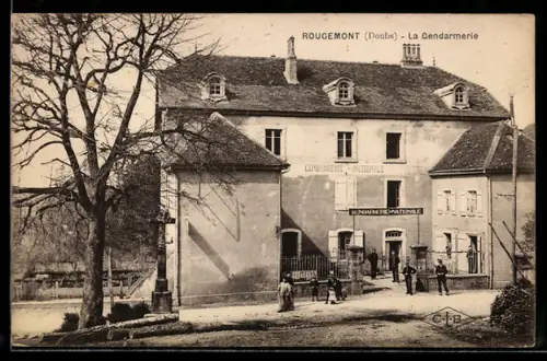 AK Rougemont /Doubs, La Gendarmerie