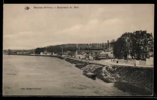 AK Decize /Nièvre, Boulevard du Port