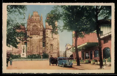 AK Rodez, Place d`Armes et Cathédrale