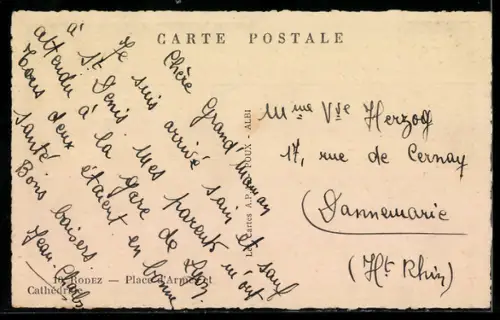 AK Rodez, Place d`Armes et Cathédrale