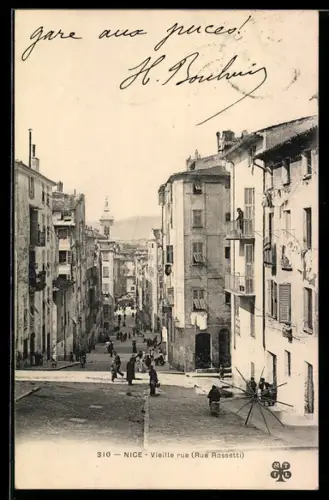 AK Nice, Rue Rosetti