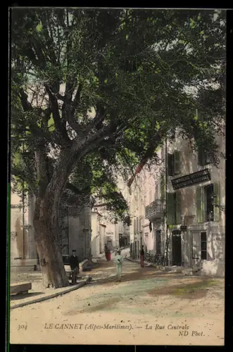 AK Le Cannet /Alpes-Maritimes, La Rue Centrale