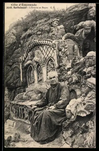 AK Rotheneuf, L`Ermite au Repos. G. F.