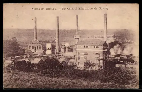 AK Bruay-la-Buissière, Les Mines, Le Central Electrique de Gosnay