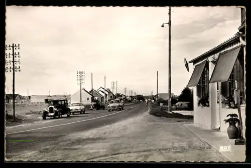 AK Saint-Pair-sur-Mer, Kairon-Le Pont Bleu, Route de Saint-Pair-sur-Mer