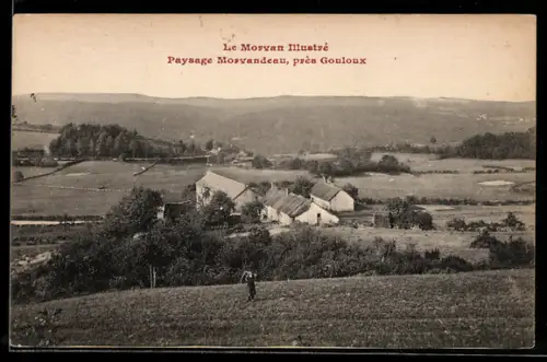 AK Gouloux /Morvan, Paysage Morvandeau