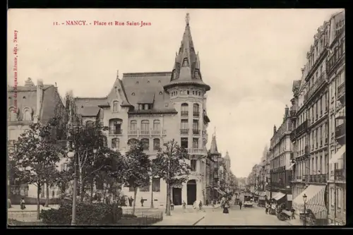 AK Nancy, Place et Rue Saint-Jean