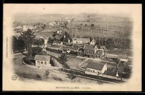 AK Montreuil-sur-Mer, La Gare