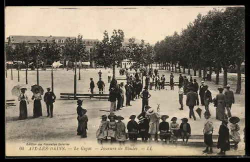 AK Aix-les-Bains, Le Gigot, Joueurs de Boules