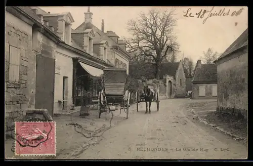 AK Rethondes, la Grande Rue