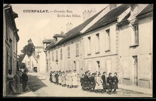 AK Courpalay, Grande Rue, École des Filles