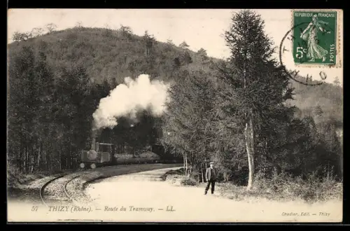AK Thizy, Route du Tramway