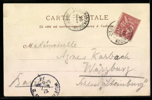 AK Franchepré-Joeuf, Rue avec café