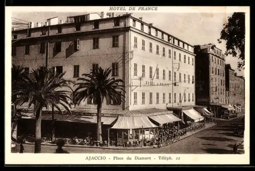 AK Ajaccio, Hotel de France, Place du Diamant