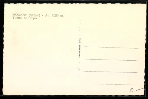 AK Modane, Tunnel de Frejus