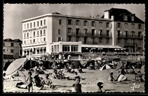 AK Quiberon, Le grand hôtel de Penthièvre et de la Plage