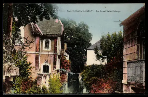AK Saint-Jean-d`Angély, Le Canal Saint-Eutrope