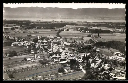 AK Douvaine /Hte.-Savoie, Panorama avec le Lac Léman