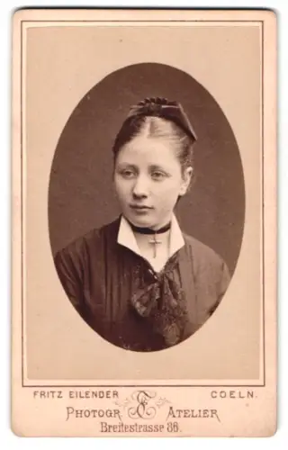 Fotografie Fritz Eilender, Coeln, Breitestrasse 86, Porträt von H. Budack