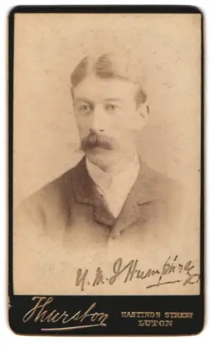 Fotografie Thurston, Luton, Hastings Street, Porträt von Herr Humphry