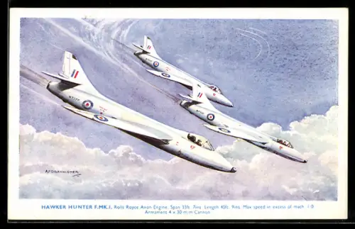 AK Hawker Hunter F.MK.I., Roll Royce Avon Egine