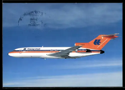 AK Hapag-Lloyd Boeing-Jet 727-100 am Himmel, Flugzeug