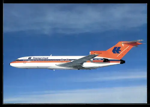 AK Hapag-Lloyd Boeing-Jet 727-100 am Himmel, Flugzeug