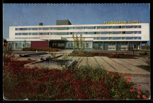 AK Stuttgart, Ansicht vom Flughafen-Hotel