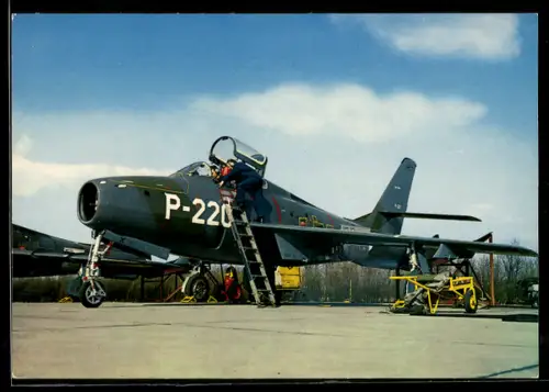 AK Niederländischer Jagdbomber amerikanischer Produktion Republic F-84F Thunderstreak