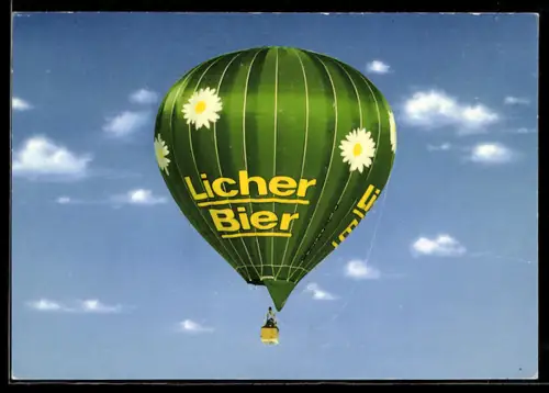 AK Heissluftballon D-Licher, Typ Cameron N-90 mit Doppelbrenner