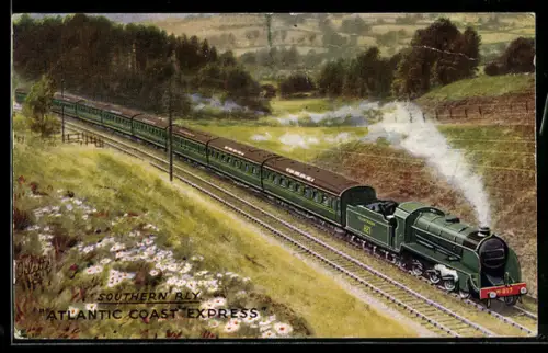 AK Atlantic Coast Express of the Southern Railway, englische Eisenbahn