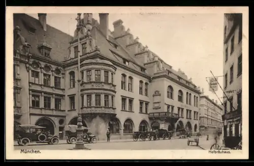 AK München, Hofbräuhaus mit Bäckerei