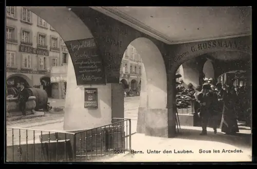 AK Bern, Unter den Lauben, Sous les Arcades