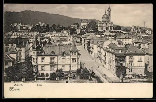 AK Zürich-Enge, Teilansicht