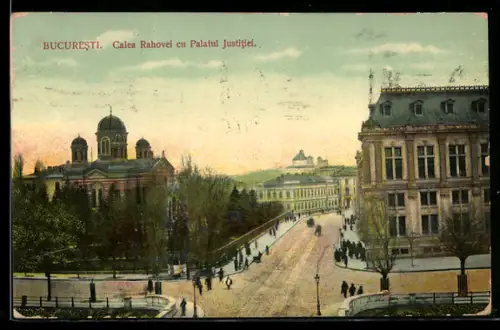 AK Bucuresti, Calea Rahovei cu Palatul Justitiei