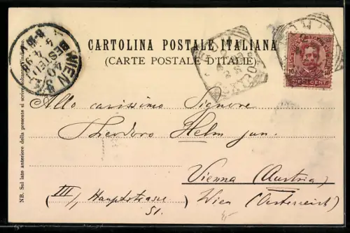 Künstler-Lithographie Raffaele Carloforti: Roma, Castel S. Angelo