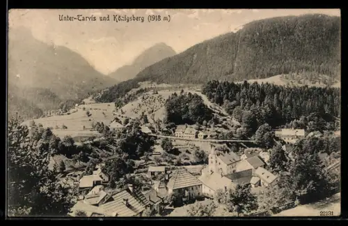 AK Tarvis, Unter-Tarvis mit Königsberg