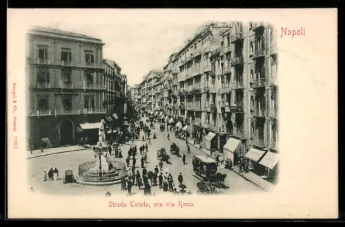 AK Napoli, Strada Toledo, ora via Roma
