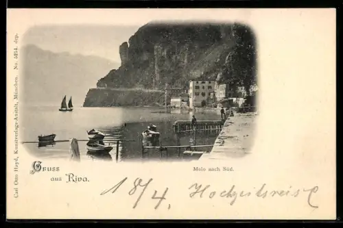 AK Riva, Molo nach Süd
