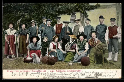 AK Artländer Trachtenfest, Alte Artländer Arbeitstracht