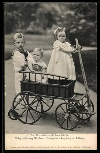 AK Erbgrossherzog Nicolaus von Oldenburg, Herzoginnen Ingeborg und Altburg